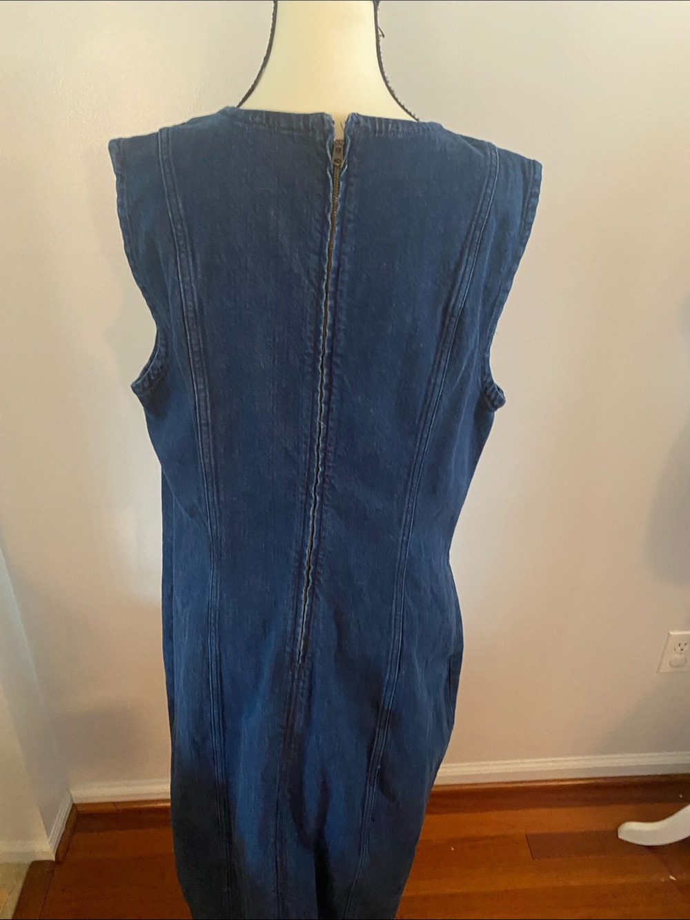 Abercrombie & fitch XL sleeveless jean dress - Picture 4 of 7